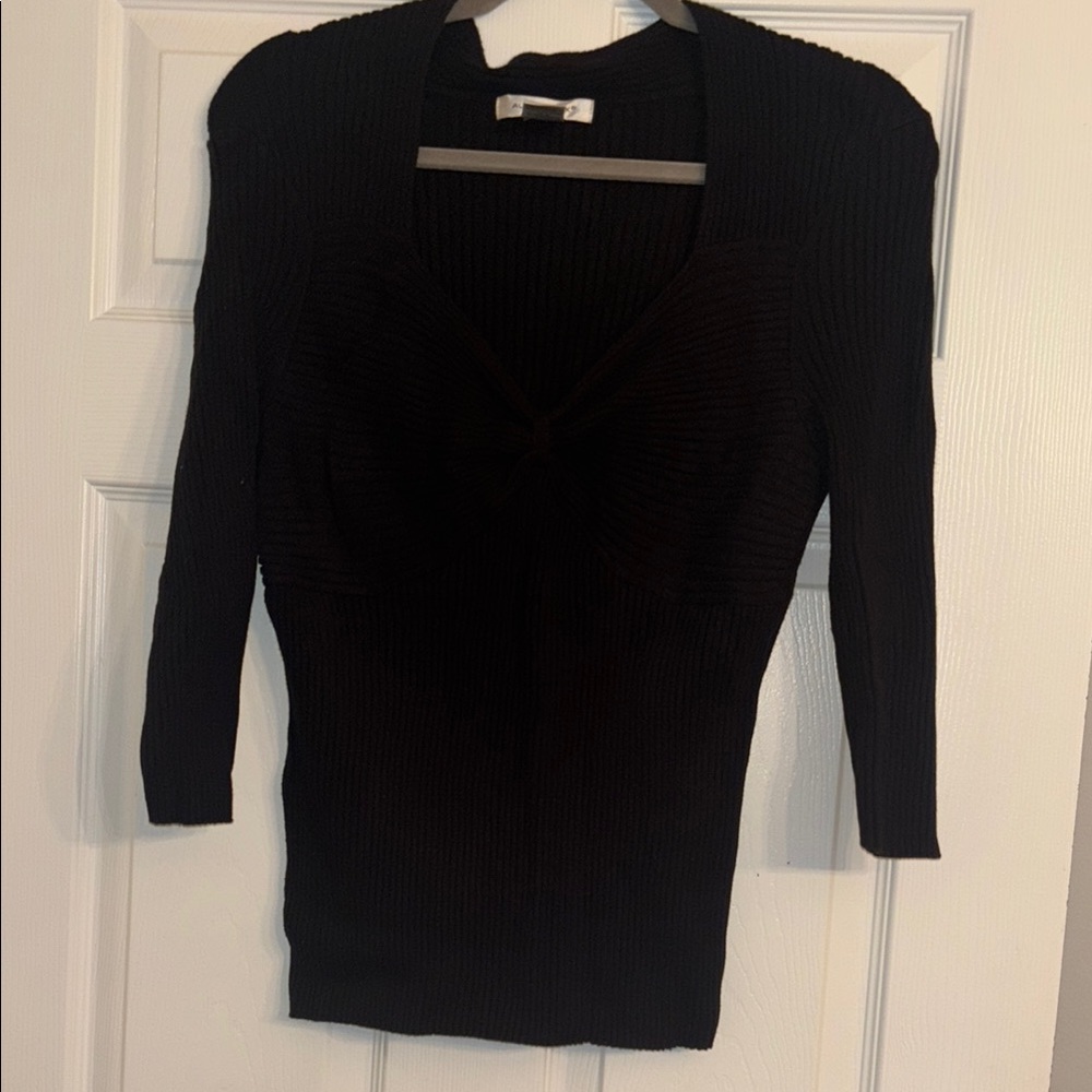 August Silk Black Women's Sweater